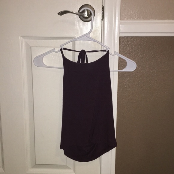 Brandy Melville Maroon Halter Top - Picture 2 of 4